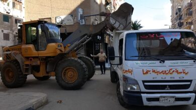 محافظ القليوبية يوجه بإزالة إشغالات المحال بمنطقة "الأهرام" في بنها محافظ القليوبية يوجه بإزالة إشغالات المحال بمنطقة "الأهرام" في بنها