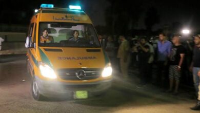 مصرع شاب وإصابة 3 آخرين في تصادم دراجتين ناريتين أثناء سباق بالقليوبية