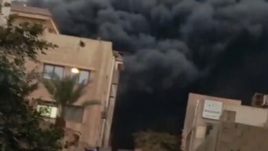 حريق هائل يلتهم مصنعًا بالمنطقة الصناعية في العبور حريق هائل يلتهم مصنعًا بالمنطقة الصناعية في العبور