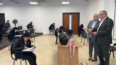 رئيس جامعة بنها الأهلية يتفقد امتحانات الفصل الدراسي الأول رئيس جامعة بنها الأهلية يتفقد امتحانات الفصل الدراسي الأول