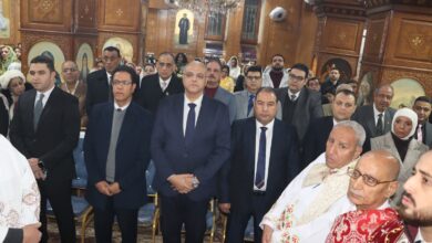 محافظ القليوبية يشارك في قداس عيد الميلاد بكنيسة العذراء ببنها - صور محافظ القليوبية يشارك في قداس عيد الميلاد بكنيسة العذراء ببنها - صور