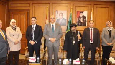 محافظ القليوبية ومدير أمن القليوبية يقدمان التهنئة بعيد الميلاد المجيد بمطرانية شبين القناطر محافظ القليوبية ومدير أمن القليوبية يقدمان التهنئة بعيد الميلاد المجيد بمطرانية شبين القناطر
