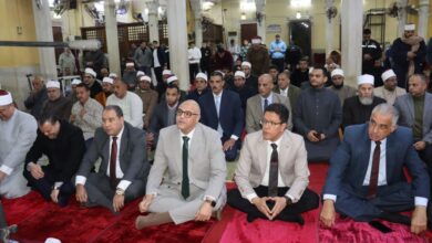 محافظ القليوبية يشهد احتفالية الأوقاف بذكرى الإسراء والمعراج بمسجد ناصر ببنها