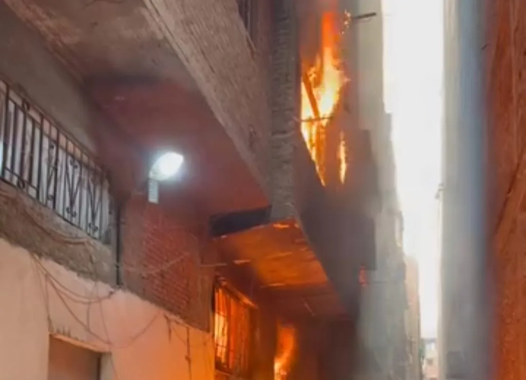 السيطرة على حريق في عقار 6 طوابق بعد انفجار أنبوبة بمصنع