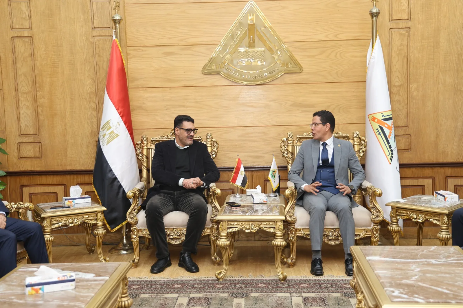 مياه القليوبية وجامعة بنها يبحثان تعزيز التعاون في مجالات ترشيد استهلاك المياه مياه القليوبية وجامعة بنها يبحثان تعزيز التعاون في مجالات ترشيد استهلاك المياه