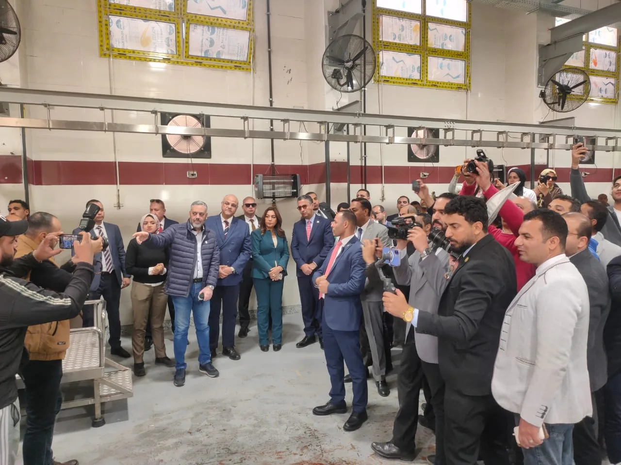 مجزر كفر شكر وفق الكود الدولي.. وزيرتا التنمية المحلية والتموين يفتتحان مجزر كفر شكر