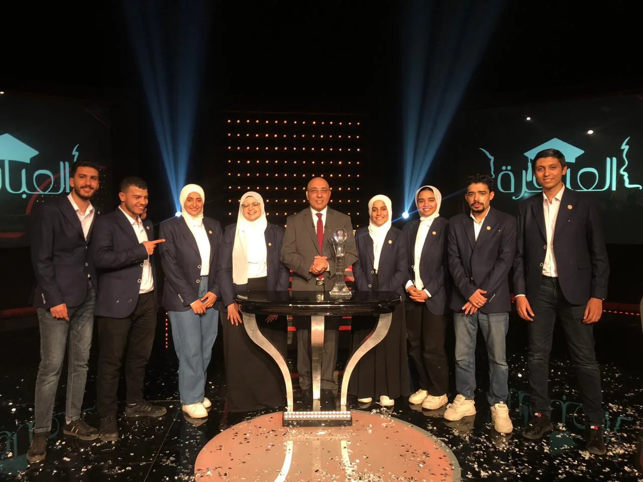 جامعة بنها تحصد بطولة عباقرة الجامعات الموسم الثامن جامعة بنها تحصد بطولة عباقرة الجامعات الموسم الثامن