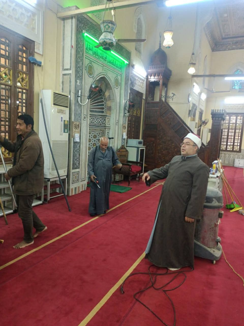 مساجد القليوبية تستعد لشهر رمضان بحملة نظافة مكثفة مساجد القليوبية تستعد لشهر رمضان بحملة نظافة مكثفة