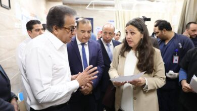 وزير الصحة يفتتح النموذج المرجعي الأول لرعاية السكتة الدماغية بمستشفى القناطر الخيرية وزير الصحة يفتتح النموذج المرجعي الأول لرعاية السكتة الدماغية بمستشفى القناطر الخيرية