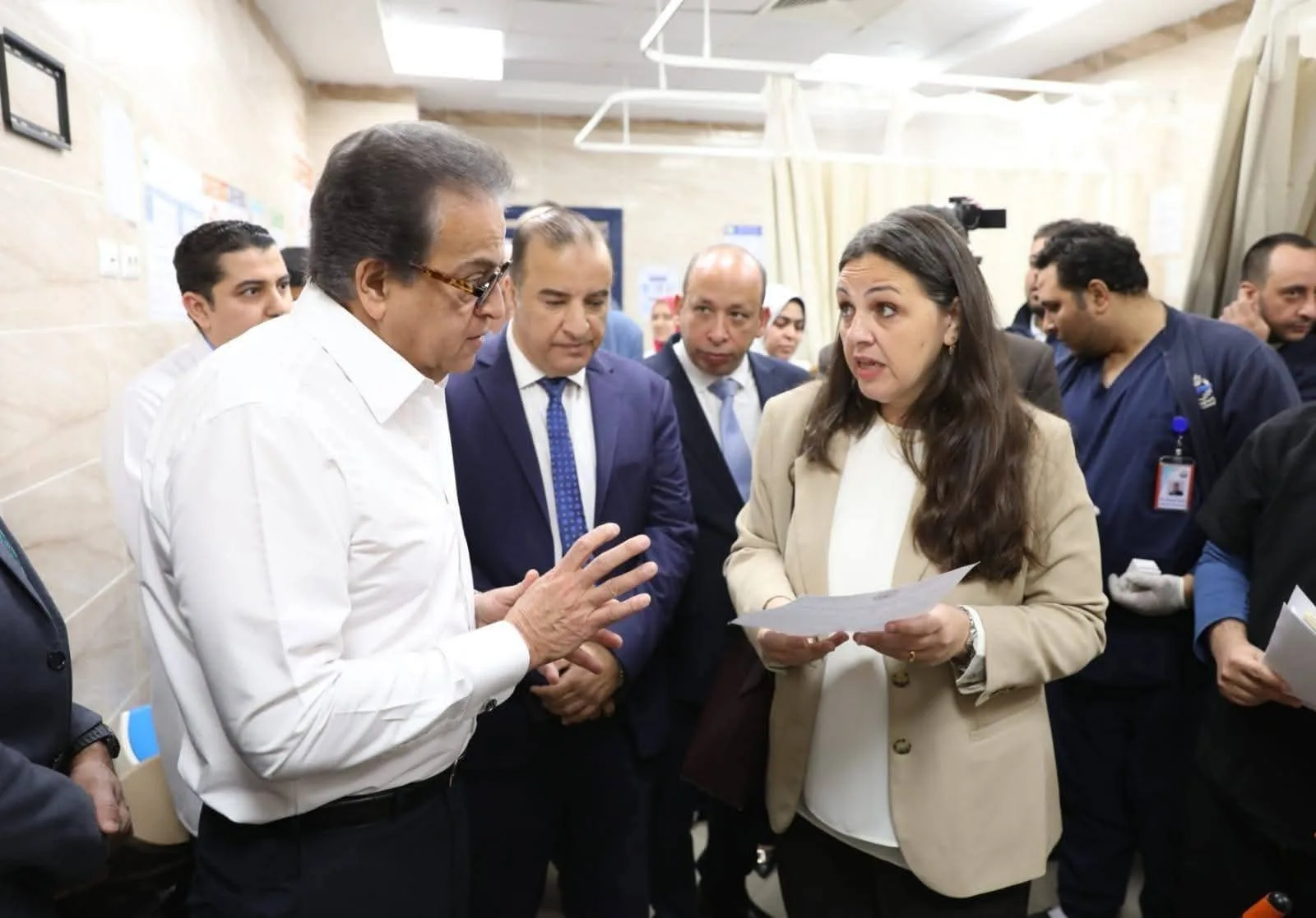 وزير الصحة يفتتح النموذج المرجعي الأول لرعاية السكتة الدماغية بمستشفى القناطر الخيرية وزير الصحة يفتتح النموذج المرجعي الأول لرعاية السكتة الدماغية بمستشفى القناطر الخيرية