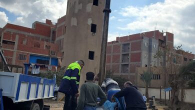رئيس مياه القليوبية يتابع تركيب طلمبة مياه إضافية بمحطة ميت عاصم رئيس مياه القليوبية يتابع تركيب طلمبة مياه إضافية بمحطة ميت عاصم
