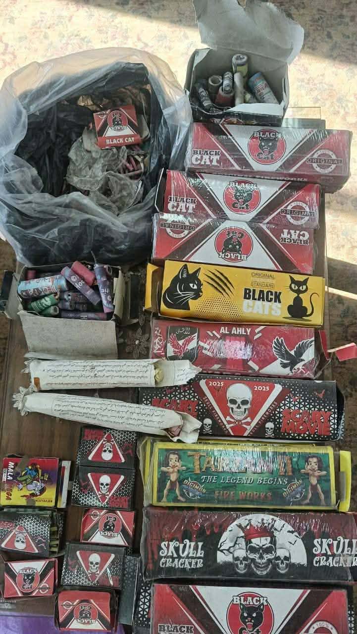 ضبط 948 صاروخ ألعاب نارية محظورة في حملة مفاجئة بالقليوبية