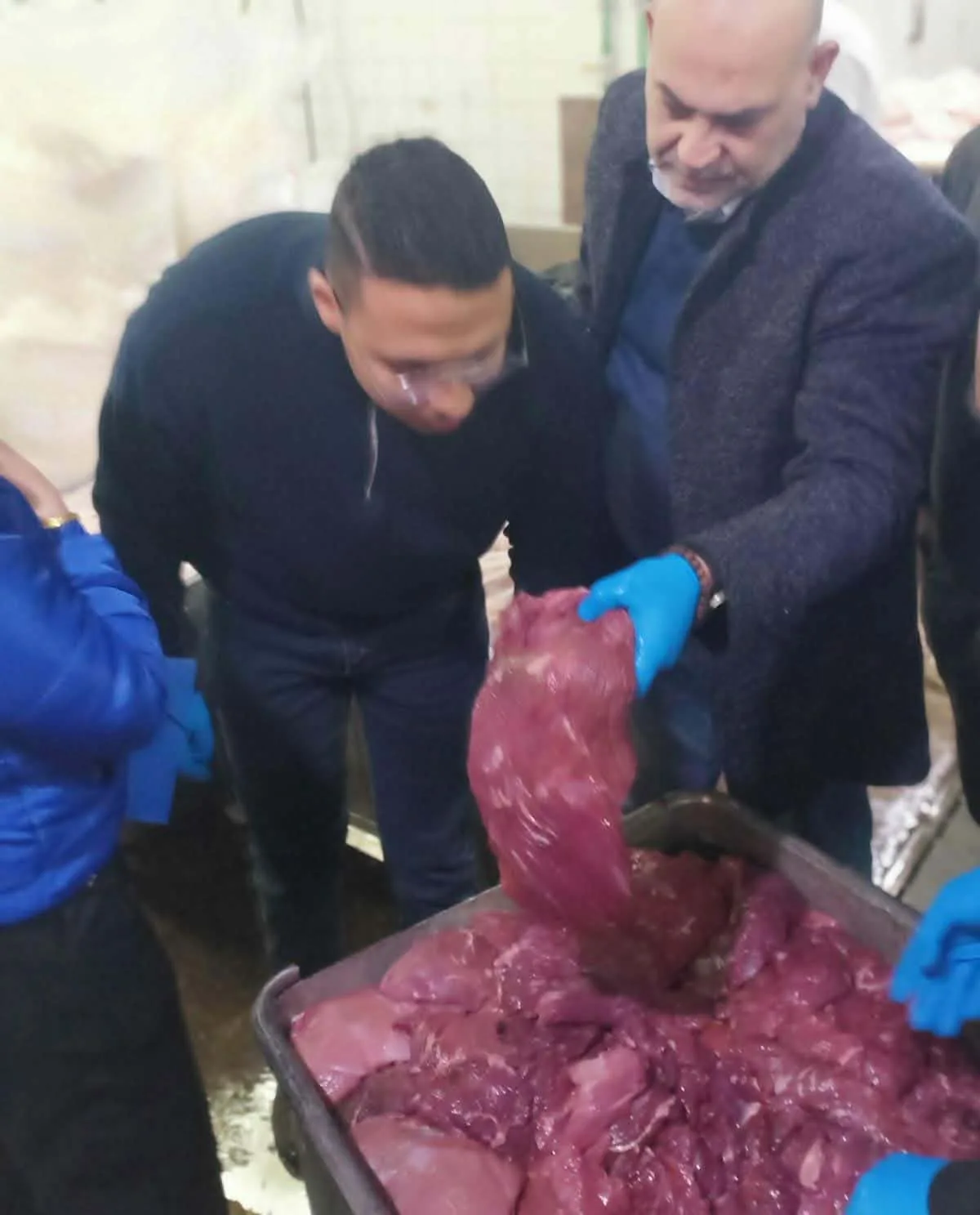 ضبط 5.5 طن لحوم ودواجن غير صالحة خلال حملة مكبرة بالقليوبية