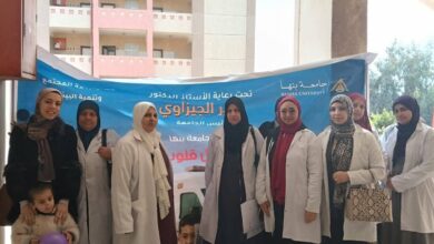 جامعة بنها تدعم صحة الطلاب: قافلة «من أجل قلوب أطفالنا» توقع الكشف على 135 حالة بكفر سندنهور جامعة بنها تدعم صحة الطلاب: قافلة «من أجل قلوب أطفالنا» توقع الكشف على 135 حالة بكفر سندنهور