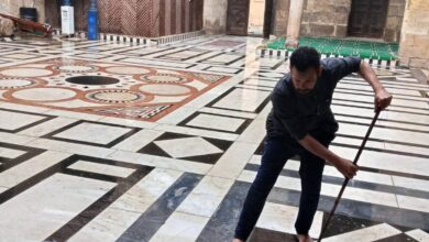 أوقاف القليوبية ترفع حالة الطوارئ بالمساجد لمواجهة آثار الأمطار وتكثف أعمال النظافة
