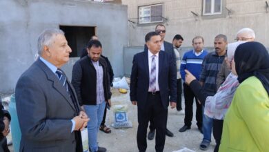محافظ القليوبية يتابع ميدانيًا مشروع مكتبة مصر العامة بشبرا الخيمة ويوجه بالانتهاء وفق الجدول الزمني