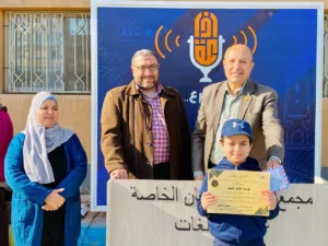 تكريم أوائل الجمهورية في مسابقة الإلقاء الشعري بمجمع مدارس الشبان ببنها