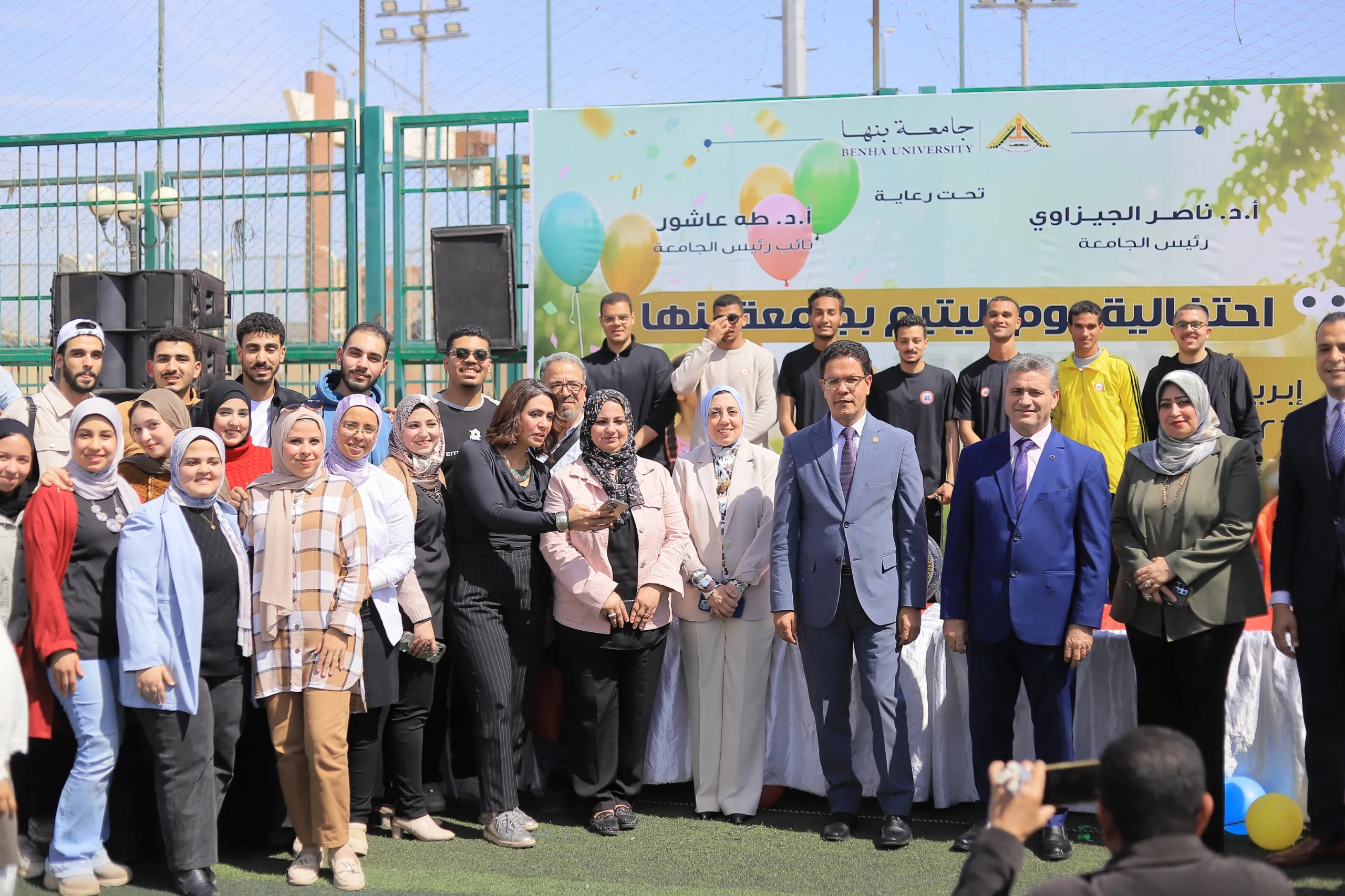 رئيس جامعة بنها يقود احتفالية يوم اليتيم لدعم الأطفال الأيتام وإدخال البهجة على قلوبهم