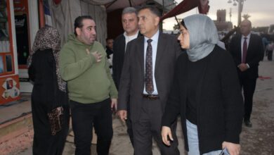 محافظ القليوبية يوجه بنقل الباعة الجائلين إلى السوق الحضاري لتطوير شارع الحرية بالقناطر الخيرية