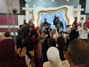 «وسط أجواء عائلية مبهجة».. زفاف ياسمين شريف وأحمد الوكيل