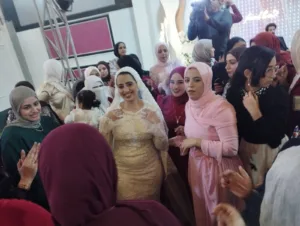 «وسط أجواء عائلية مبهجة».. زفاف ياسمين شريف وأحمد الوكيل