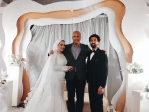«وسط أجواء عائلية مبهجة».. زفاف ياسمين شريف وأحمد الوكيل