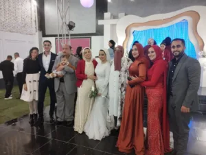 «وسط أجواء عائلية مبهجة».. زفاف ياسمين شريف وأحمد الوكيل