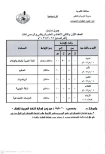اعتماد رسمي لجداول امتحانات القليوبية.. وانطلاق ماراثون نهاية العام مطلع الشهر المقبل