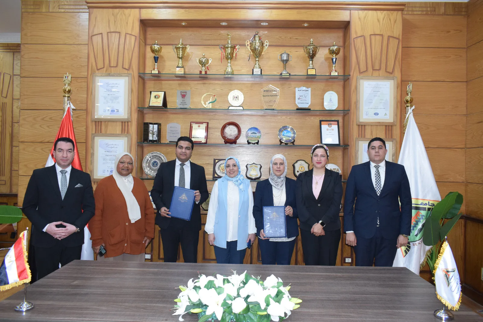 توقيع بروتوكول تعاون بين جامعة بنها واتحاد بشبابها لدعم التدريب والتنمية البشرية توقيع بروتوكول تعاون بين جامعة بنها واتحاد بشبابها لدعم التدريب والتنمية البشرية