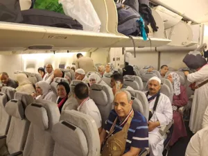 270 حاجًا من القليوبية يبدؤون رحلتهم الإيمانية بالأراضي المقدسة وسط متابعة من التضامن الاجتماعي