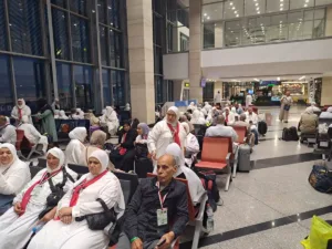 270 حاجًا من القليوبية يبدؤون رحلتهم الإيمانية بالأراضي المقدسة وسط متابعة من التضامن الاجتماعي