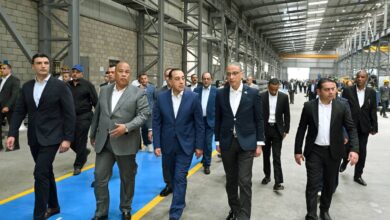 مدبولي يفتتح مصنع «جالفا للصناعات الهندسية» بمدينة 6 أكتوبر لدعم توطين صناعة الحديد والصلب مدبولي يفتتح مصنع «جالفا للصناعات الهندسية» بمدينة 6 أكتوبر لدعم توطين صناعة الحديد والصلب