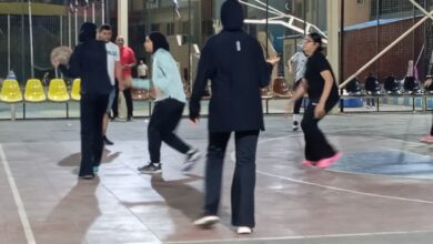 ملاعب هيئة الشبان العالمية ببنها تستضيف تدريبات المشروع القومي للموهبة والبطل الأوليمبي لكرة السلة بنات