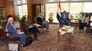 محافظ القليوبية يناقش مع البنك الدولي مستجدات مشروع تلوث الهواء وتغير المناخ بالقاهرة الكبرى محافظ القليوبية يناقش مع البنك الدولي مستجدات مشروع تلوث الهواء وتغير المناخ بالقاهرة الكبرى