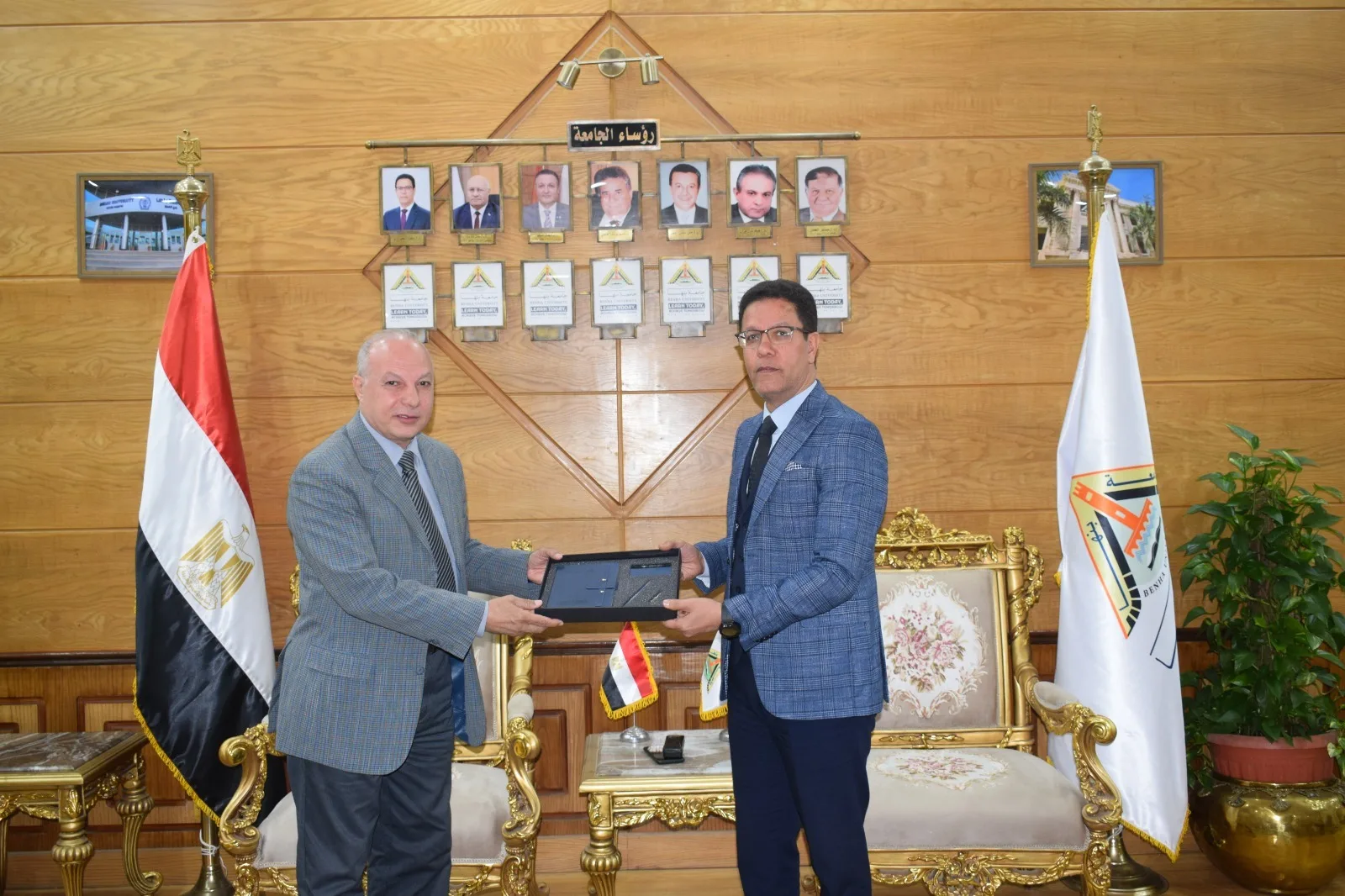 جامعة بنها توقع بروتوكول تعاون مع صندوق الغزل والمنسوجات لتعزيز ربط البحث العلمي بالصناعة