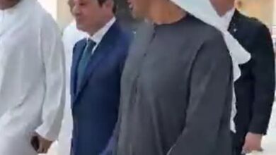 استقبال شعبي ورسمي حافل للرئيس السيسي خلال زيارته إلى الإمارات ولقائه الشيخ محمد بن زايد استقبال شعبي ورسمي حافل للرئيس السيسي خلال زيارته إلى الإمارات ولقائه الشيخ محمد بن زايد
