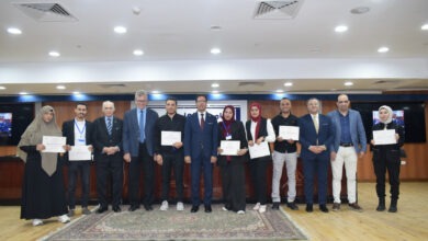 جامعة بنها تكرم الأطقم الطبية المتميزة خلال احتفالية اليوم العالمي لنظافة الأيدي جامعة بنها تكرم الأطقم الطبية المتميزة خلال احتفالية اليوم العالمي لنظافة الأيدي
