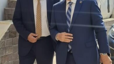 مصطفى عبد الحميد فرج يستقبل اللواء رضا فرحات بهيئة الشبان العالمية.. إشادة بدور الهيئة في دعم الشباب والتنمية المجتمعية