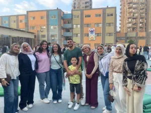هدايا ورسم علي الوجوه ..فرحة الاطفال من رواد صلاة العيد بشبان بنها