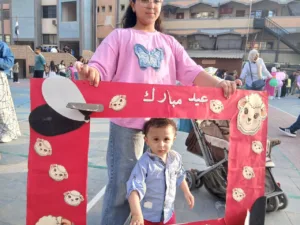 سيشن تصوير بالخروف للمشاركين في صلاة عيد الاضحي