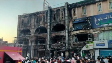 محافظ القليوبية يتابع حادث حريق بواجهة أحد المطاعم بالحي الأول بالعبور ويؤكد: لا إصابات خطيرة وسلامة المبنى الإنشائية قائمة