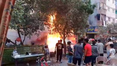 السيطرة على حريق محل تسالي بالخصوص دون خسائر بشرية