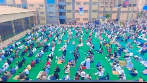 الآلاف يؤدون صلاة العيد بـشبان بنها