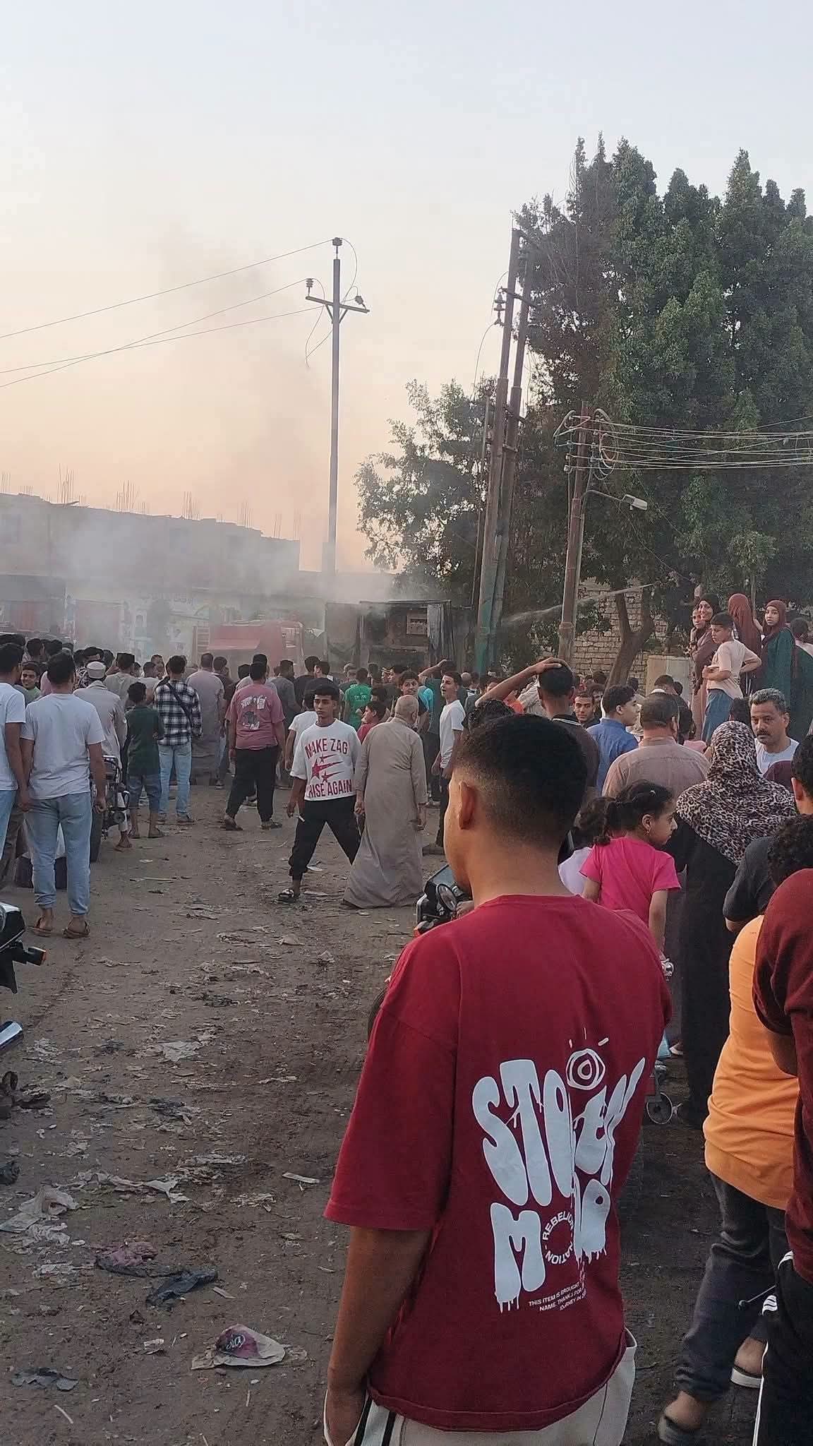 السيطرة على حريق بمحول كهرباء في كفر علوان بطوخ دون وقوع خسائر