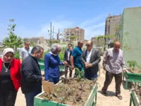 نائب محافظ القليوبية تشيد بمشروع زراعة الأسطح بمدارس الشبان العالمية: نموذج رائد للمشروعات الخضراء