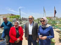 نائب محافظ القليوبية تشيد بمشروع زراعة الأسطح بمدارس الشبان العالمية: نموذج رائد للمشروعات الخضراء