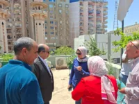 نائب محافظ القليوبية تشيد بمشروع زراعة الأسطح بمدارس الشبان العالمية: نموذج رائد للمشروعات الخضراء
