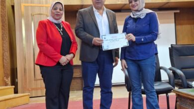التضامن الاجتماعي تكرم جمعية الشبان العالمية بالقليوبية