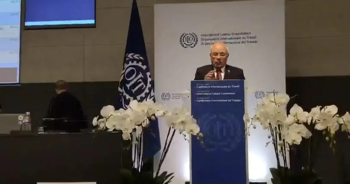بعد استشهاد ممثل إسرائيل بأمير الشعراء أحمد شوقي.. النائب محمد الفيومي يرد بكلمات كالرصاص من مؤتمر العمل الدولي