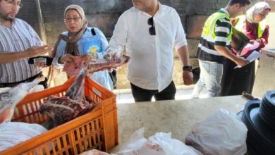 ضبط لحوم ودواجن فاسدة داخل مخزن مطعم بالقليوبية والتحفظ على المضبوطات وإحالة الواقعة للنيابة ضبط لحوم ودواجن فاسدة داخل مخزن مطعم بالقليوبية والتحفظ على المضبوطات وإحالة الواقعة للنيابة